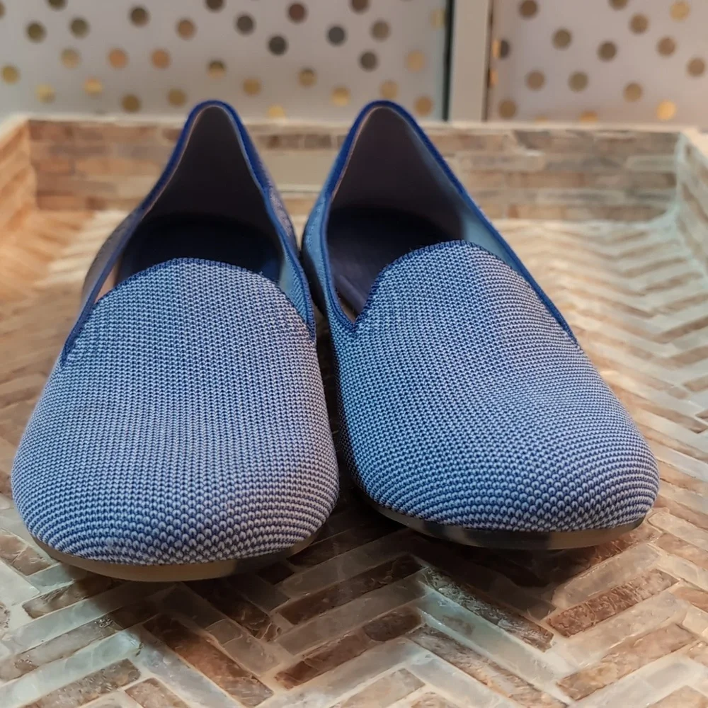 Rothys Light Blue Loafers Women Size 9 Washable Sustainable - Picture 6 of 10